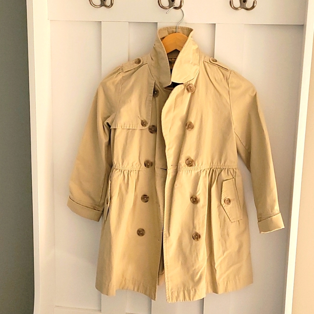Gap girls trench coat